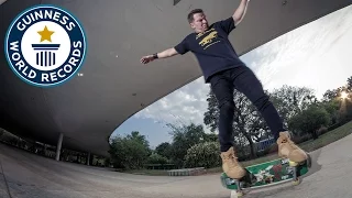 Longest coconut wheelie on a skateboard - Guinness World Records