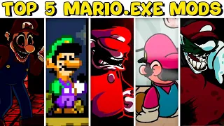 Top 5 Mario.EXE Mods - Friday Night Funkin'