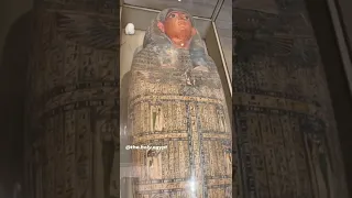 the sarcophagus of an egyptian priest who lived 3,000 years old