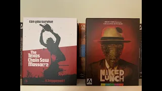 Texas Chainsaw Massacre 4K & Naked Lunch 4K Unboxing (Second Sight & Arrow)