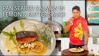 Goma At Home: Pan Seared Salmon in Lemon Butter and Garlic Sauce
