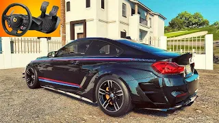 BMW M4 F82 - NFS Heat | Thrustmaster T80 Wheel Gameplay