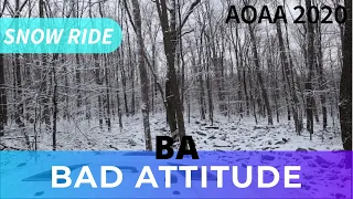 AOAA BA Trail in Fresh Snow @ Friends & Family Snow Ride 2020