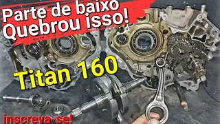 Abri o motor da 160 a parte de baixo e foi isso que quebrou