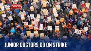 Junior doctors go on strike for fifth walkout