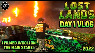 LOST LANDS 2022 DAY 1 VLOG | I FILMED WOOLI ON MAINSTAGE!