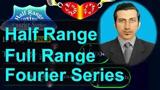 Half range & Full range sine and cosine Fourier series - Applied Mathematics - #Calculus by #Moein