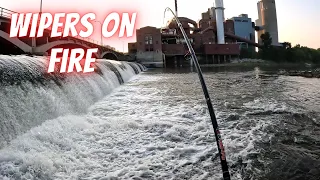 The Best Wiper Fishing I Have Ever Seen! (They Just Kept Getting Bigger)