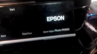 прочистка печатающей головки Epson чистящей жидкостью