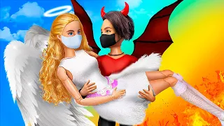Ангел і Демон на карантині – 11 ідей щодо ляльок Барбі