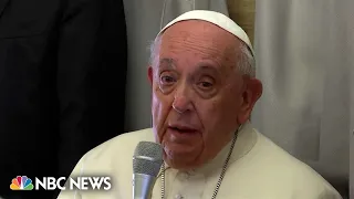 Pope Francis explains his 'Great Russia' comments that angered Ukraine