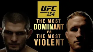 UFC 254: khabib vs Justin Gaehtji The most Dominant vs most violent I official trailer