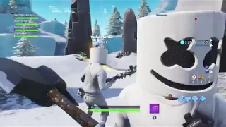 Marshmello Skin Unmasked *Face Reveal* Fortnite Battle Royale