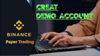 How to create Binance Demo Account l How to Setup Binance Demo Account l mock trading binance