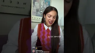 Olivia Rodrigo Instagram Livestream (June 30, 2021)
