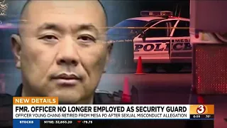 Former Mesa police officer no longer employed as security guard