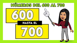 [NUEVO] 😂Números Del 600 al 700 | Counting In Spanish 600 to 700 ✅ | 600-700 SPANISH