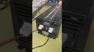 Meind 5000W pure sine wave power inverter testing