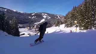 Snowboarden Flachau 2018