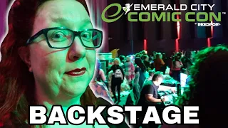 I ended up BACKSTAGE at Emerald City Comic Con 2024 || ECCC Review