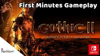 Gothic II #switch - First Minutes Gameplay #gameplay #nintendo #nintendoswitch #gothic2