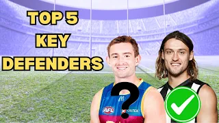 Top 5 Best AFL Key Defenders Right Now