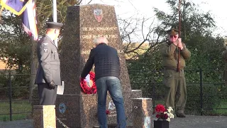 Grafton Underwood 384th remembrance day ceremony 2018 .Part 1..