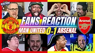 ARSENAL & UNITED FANS REACTION TO MAN UNITED 0-1 ARSENAL | PREMIER LEAGUE