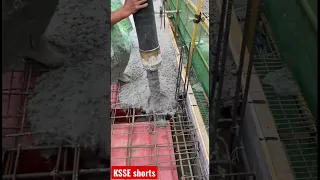 Slabs concrete pouring technique of a residential building #construction #innovation #subscribe