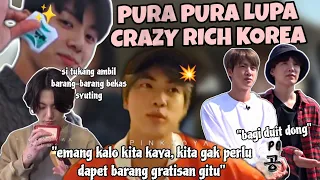 BTS LUPA KALO MEREKA CRAZY RICH KOREA | BTS Funny Moments (Sub Indo)