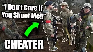 Airsoft Cheater Gets ANGRY 🤬(Instant Karma)