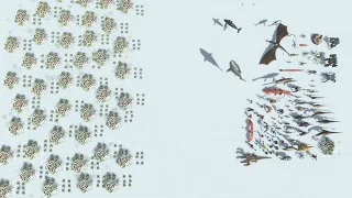 300 Space Bugs Xenoverm vs ALL TEAMS Animal Revolt Battle Simulator
