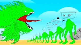 BLOOP RADIATION vs EVOLUTION of MONSTER RADIATION : Who Is The Next King Of Monsters?
