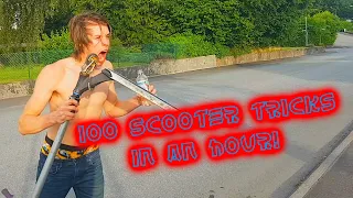 100 FLAT TRICKS IN 1 HOUR!