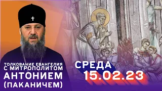 Толкование Евангелия с митр. Антонием (Паканичем). Сретение Господне. Среда, 15 февраля 2023 года