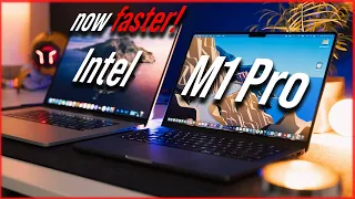 Intel MacBook Pro vs M1 Pro MacBook Pro - Apple slowing Intel Macs down ON PURPOSE!