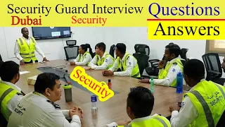 dubai security guard interview questions and Answers | PSBD security guard interview question answer