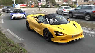 Sportcars Accelerating! 750S Spider, SVJ Novitec Torado, 992 GT3 RS, Novitec 812 GTS, SF90, MC20