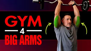 Big Arms Gym Workout For Men Over 40 (SLEEVE SPLITTING GAINS!)