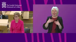 First Minister's Questions (BSL) - 24 February 2022