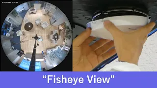 Fisheye mode setup of AI fisheye camera