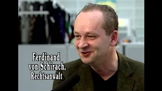 Aus dem Alltag eines Strafverteidigers - Ferdinand von Schirach über sein Buch VERBRECHEN (dctp.tv)