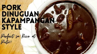 Mala-Goldilocks na PORK DINUGUAN - Pork Dinuguan KAPAMPANGAN STYLE RECIPE @Momma's Kitchen Grabby ​