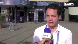 AIPS Young Reporters @ UEFA Champions League Final 2016