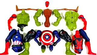 Merakit Mainan Siren Head VS Captain America VS Spiderman VS Hulk Smash Avengers Superhero Toys