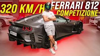 Ferrari 812 Competizione | *320km/h* Autobahn im V12 Monster | Pirelli P Zero