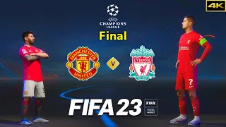 FIFA 23 - MANCHESTER UNITED vs. LIVERPOOL - Ft. Messi, Ronaldo - UCL Final - PS5™ [4K]