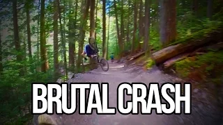 Brutal Mountain Bike Crash Whistler (FULL VERSION)