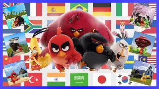 Angry Birds in different languages and different countries