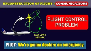 FLIGHT CONTROL PROBLEM after departure, EMERGENCY | United B739 | Newark airport